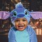 Baby Stitch Costume Soft Blue Jumpsuit with Headpiece Perfect for Halloween and Community Events